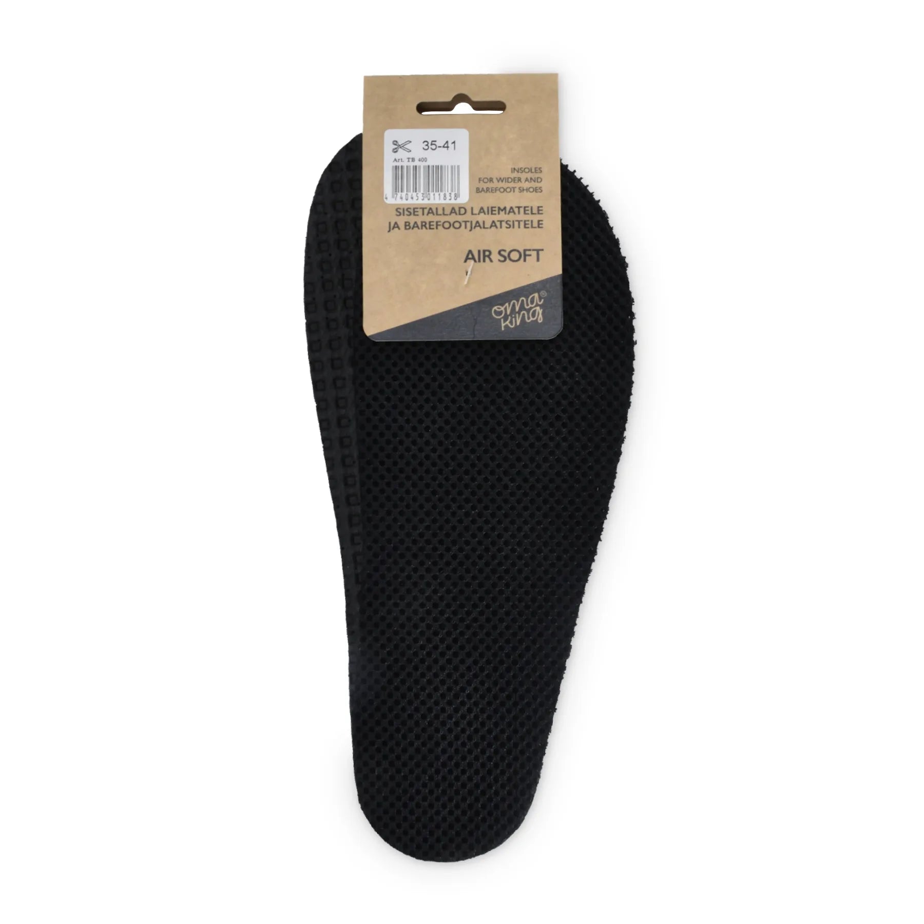 Air soft insoles for wider and barefoot shoes - MyMara