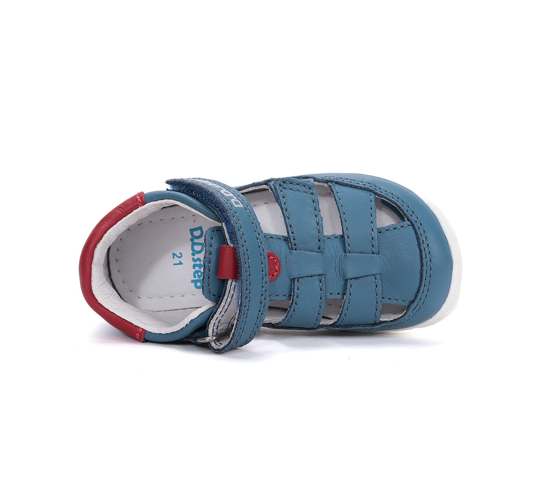 Leather sandals 077 Marine - MyMara