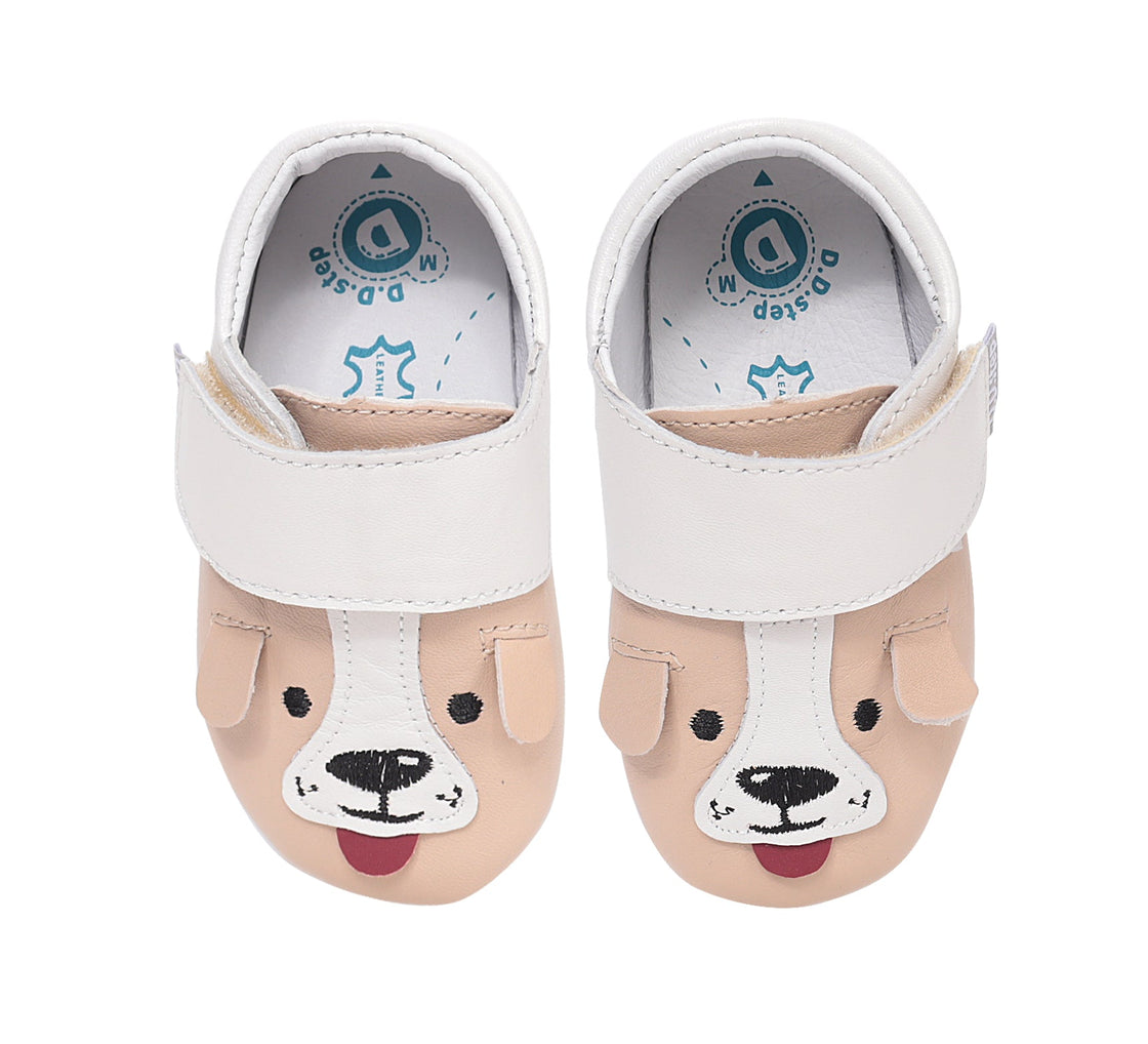 Leather Slippers for Prewalkers - MyMara