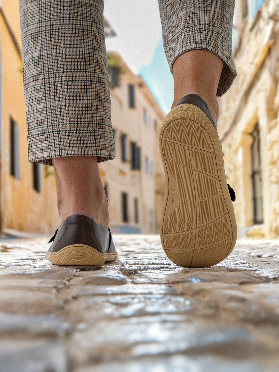 Moccasins Amadeus - Men's Leather Moccasins with Metal Buckle - MyMara