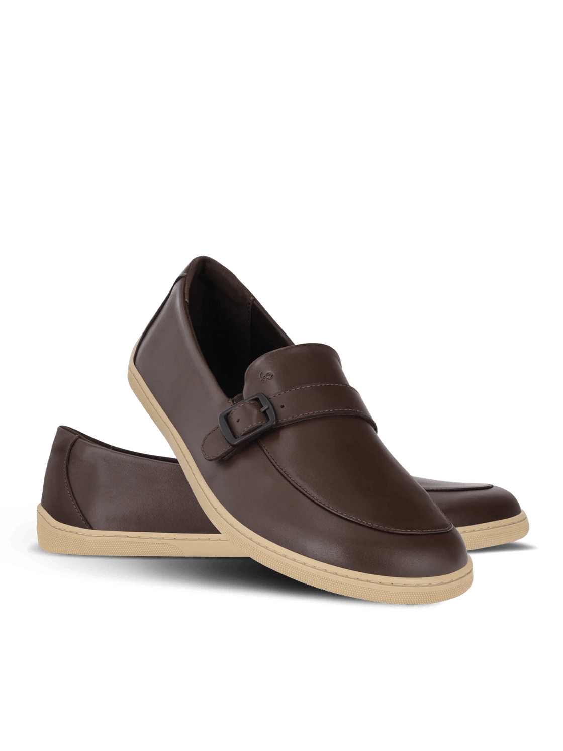 Moccasins Amadeus - Men's Leather Moccasins with Metal Buckle - MyMara