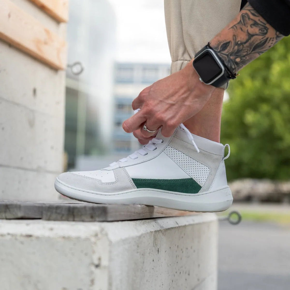 Oldschooler High Top Barefoot Sneakers - MyMara